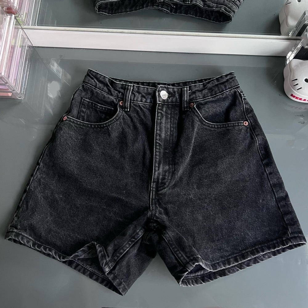 Zara High Waisted Jean Shorts